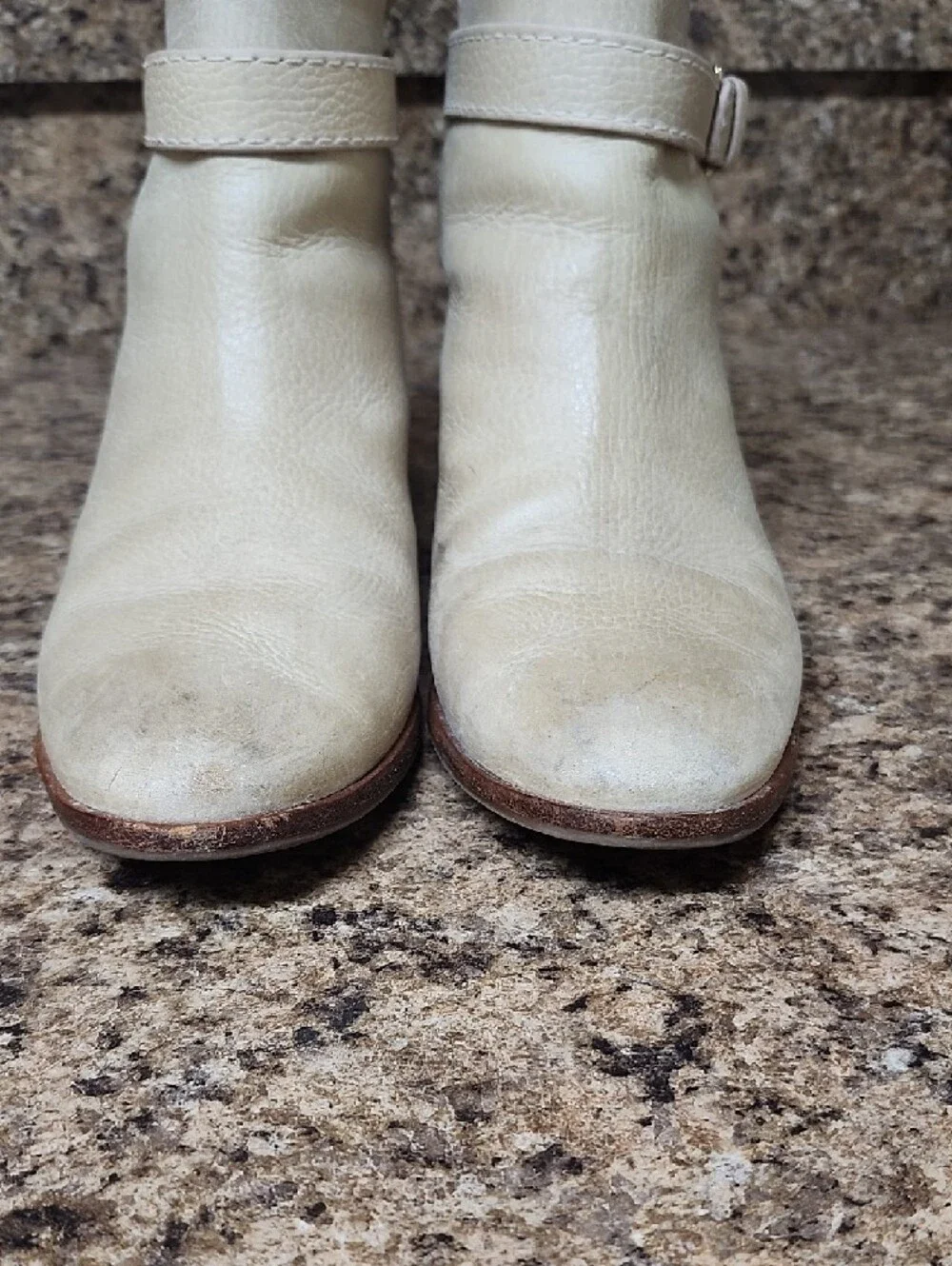 Kate Spade Tan Leather Ankle Boots